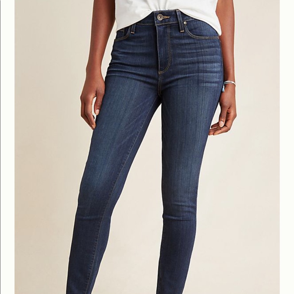 Paige Hoxton High-Rise Skinny Jeans NWOT 25